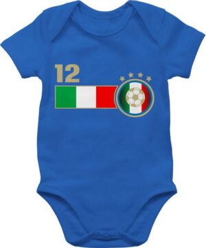 Shirtracer Shirtbody 12. Mann Italien Mannschaft 2024 Fussball EM Fanartikel Baby