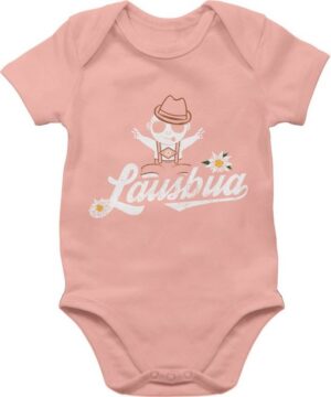 Shirtracer Shirtbody Lausbua Baby I Wiesn Lustig Witzig Mode für Oktoberfest Baby Outfit