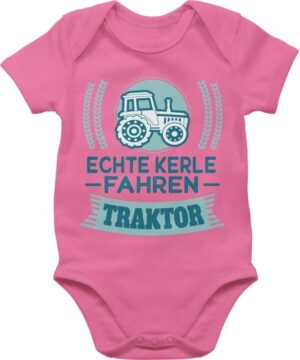 Shirtracer Shirtbody Echte Kerle fahren Traktor - Geschenk für Landwirte Bauern Traktor