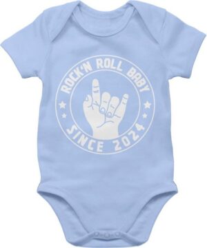 Shirtracer Shirtbody Rock'n Roll Baby since 2024 Sprüche Baby