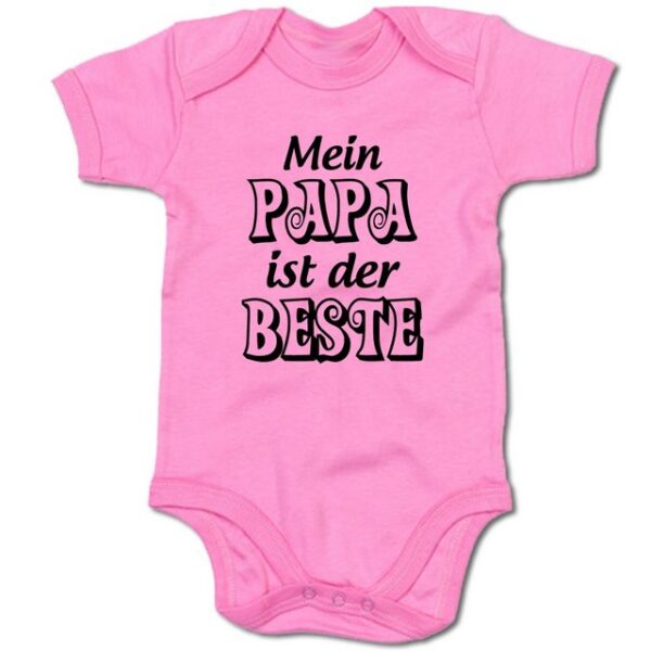 G-graphics Kurzarmbody Baby Body - Mein Papa ist der Beste mit Spruch/Sprüche • Geschenk zur Geburt/Babyparty