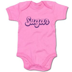 G-graphics Kurzarmbody Baby Body - Sugar mit Spruch / Sprüche • Babykleidung • Geschenk zur Geburt / Taufe / Babyshower / Babyparty • Strampler