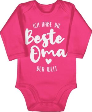 Shirtracer Shirtbody Ich habe die beste Oma der Welt Strampler Baby Mädchen & Junge