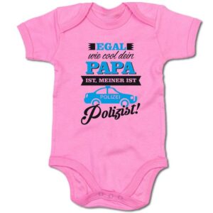 G-graphics Kurzarmbody Baby Body - Egal wie cool dein Papa ist