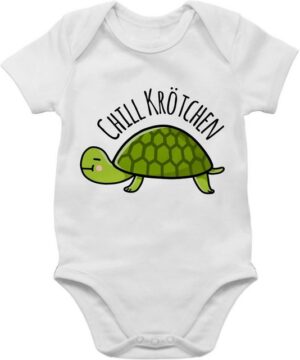 Shirtracer Shirtbody Chill Krötchen Schildkröte Tiermotiv Animal Print Baby