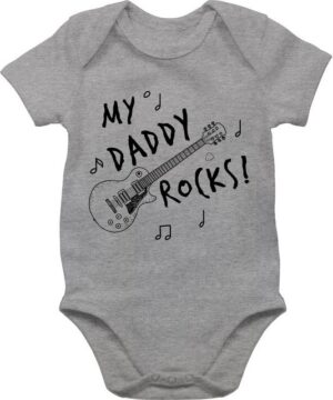 Shirtracer Shirtbody My Daddy rocks Geschenk Vatertag Baby