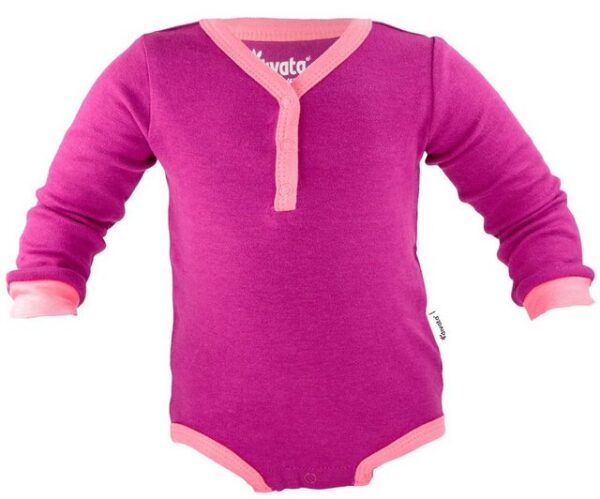 divata Langarmbody Langarm Body mit Henley-Ausschnitt