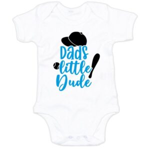 G-graphics Kurzarmbody Baby Body - Dads little Dude mit Spruch / Sprüche • Babykleidung • Geschenk zum Vatertag / zur Geburt / Taufe / Babyshower / Babyparty • Strampler