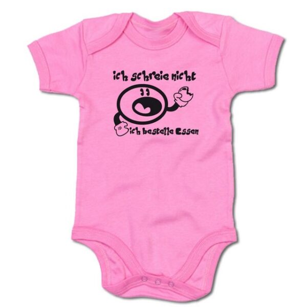 G-graphics Kurzarmbody Baby Body - Ich schreie nicht