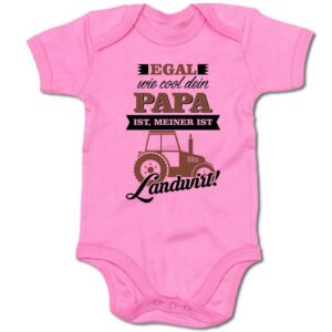 G-graphics Kurzarmbody Baby Body - Egal wie cool dein Papa ist