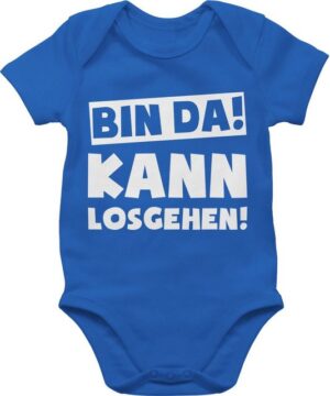 Shirtracer Shirtbody Bin da kann losgehen Sprüche Baby