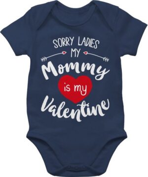 Shirtracer Shirtbody Sorry Ladies my Mommy is my Valentine weiß Valentinstag Geschenk Baby