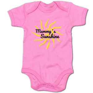 G-graphics Kurzarmbody Baby Body - Mummy´s Sunshine mit Spruch / Sprüche • Babykleidung • Geschenk zum Muttertag / zur Geburt / Taufe / Babyshower / Babyparty • Strampler