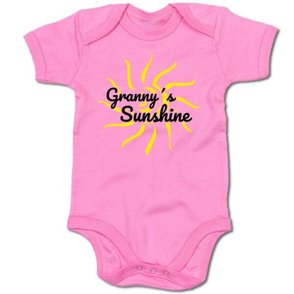 G-graphics Kurzarmbody Baby Body - Granny´s Sunshine mit Spruch / Sprüche • Babykleidung • Geschenk zum Muttertag / zur Geburt / Taufe / Babyshower / Babyparty • Strampler