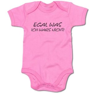 G-graphics Kurzarmbody Egal was – Ich wars nicht! Baby Body mit Spruch / Sprüche / Print / Motiv