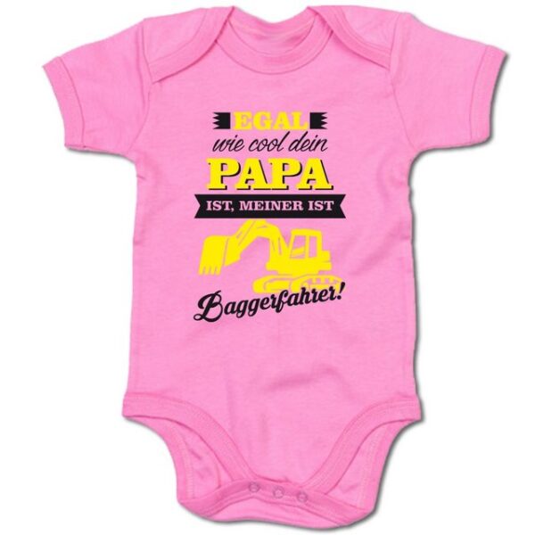 G-graphics Kurzarmbody Baby Body - Egal wie cool dein Papa ist