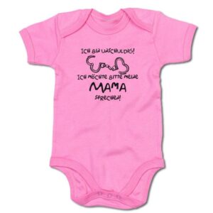 G-graphics Kurzarmbody Baby Body - Ich bin unschuldig! Ich möchte bitte meine Mama sprechen! mit Spruch / Sprüche • Babykleidung • Geschenk zur Geburt / Taufe / Babyshower / Babyparty • Strampler