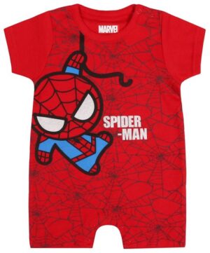 Sarcia.eu Kurzarmbody Roter Einteiler/Body mit Aufdruck von Spider-Man MARVEL