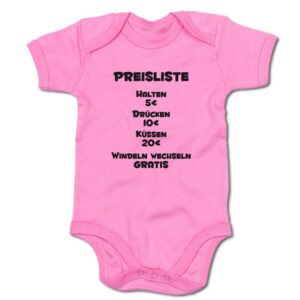 G-graphics Kurzarmbody Baby Body - Preisliste – Halten