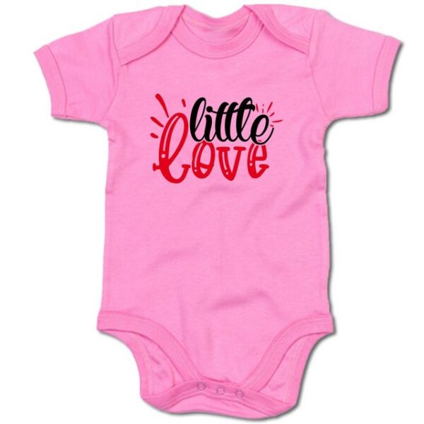 G-graphics Kurzarmbody Little love Baby Body mit Spruch / Sprüche / Print / Motiv