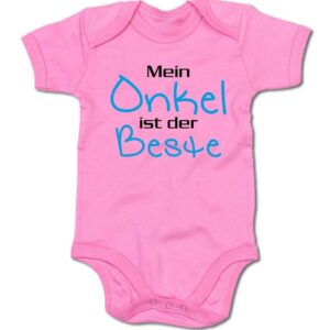 G-graphics Kurzarmbody Baby Body - Mein Onkel ist der Beste mit Spruch / Sprüche • Babykleidung • Geschenk zur Geburt / Taufe / Babyshower / Babyparty • Strampler