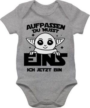 Shirtracer Shirtbody Aufpassen du musst eins ich jetzt bin 1. Geburtstag