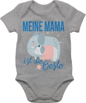 Shirtracer Shirtbody Meine Mama ist die Beste Elefanten Mama