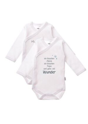 Liliput Wickelbody Mummy + Daddy (2-tlg) mit praktischer Druckknopfleiste