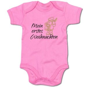 G-graphics Kurzarmbody Baby Body - Mein erstes Weihnachten – Nikolaus mit Spruch / Sprüche • Babykleidung • Geschenk zu Weihnachten • Strampler