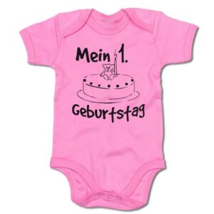 G-graphics Kurzarmbody Baby Body - Mein 1. Geburtstag mit Spruch / Sprüche • Babykleidung • Geschenk zum ersten Geburtstag • Strampler