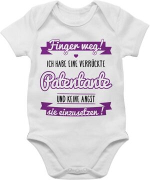 Shirtracer Shirtbody Ich habe eine verrückte Patentante - Taufgeschenk von Patentante Patentante