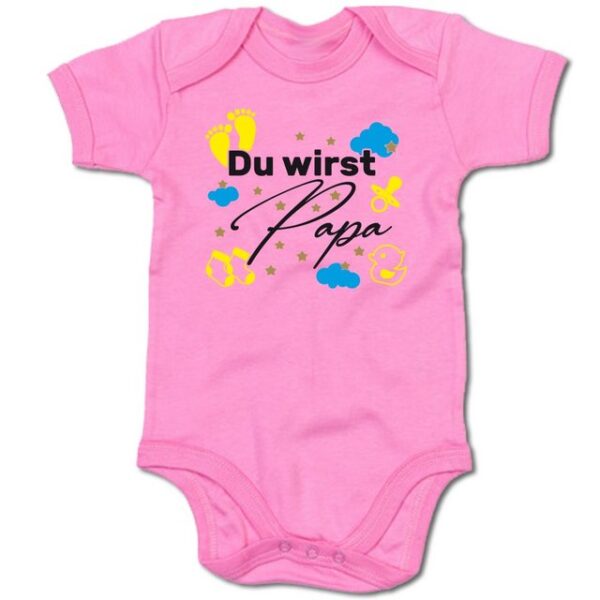 G-graphics Kurzarmbody Baby Body - Du wirst Papa mit Spruch / Sprüche • Babykleidung • Geschenk für den Papa „to be“ • Strampler