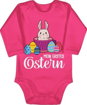 Shirtracer Shirtbody Mein erstes Ostern - Hase in Tasse - weiß Ostergeschenke