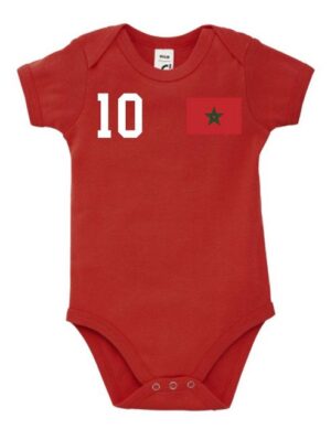 Youth Designz Kurzarmbody Marokko Kinder Baby Body Strampler mit trendigem Motiv