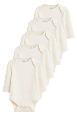 Next Langarmbody 5er-Pack Essential Baby-Bodysuits mit langem Arm (5-tlg)