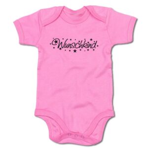 G-graphics Kurzarmbody Baby Body - Wunschkind mit Spruch / Sprüche • Babykleidung • Geschenk zur Geburt / Taufe / Babyshower / Babyparty • Strampler