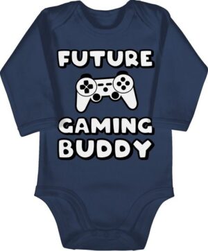 Shirtracer Shirtbody Future Gaming Buddy Sprüche Baby