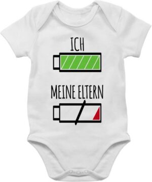 Shirtracer Shirtbody Ich und meine Eltern Batterie Strampler Baby Mädchen & Junge