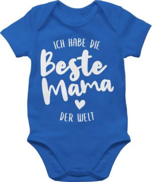 Shirtracer Shirtbody Ich habe die beste Mama der Welt (1-tlg) Muttertagsgeschenk