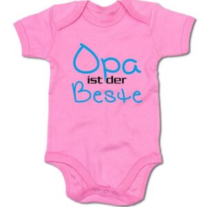 G-graphics Kurzarmbody Baby Body - Opa ist der Beste mit Spruch / Sprüche • Babykleidung • Geschenk zur Geburt / Taufe / Babyshower / Babyparty • Strampler