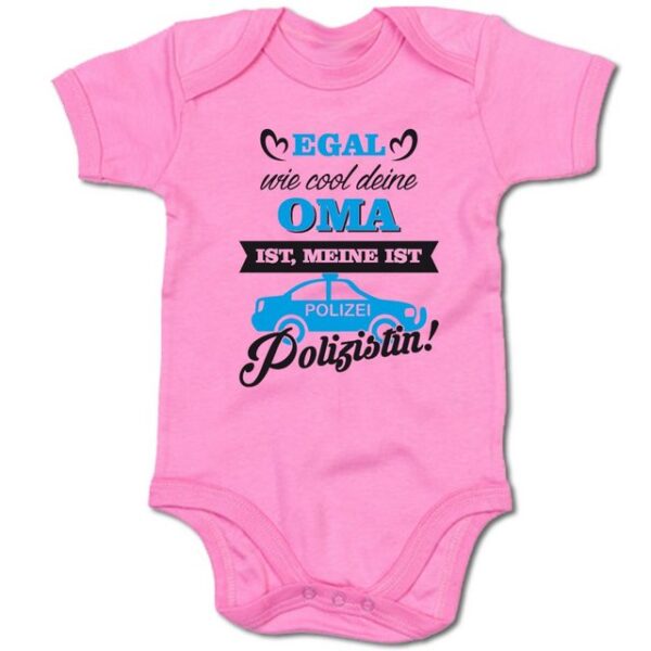 G-graphics Kurzarmbody Baby Body - Egal wie cool deine Oma ist