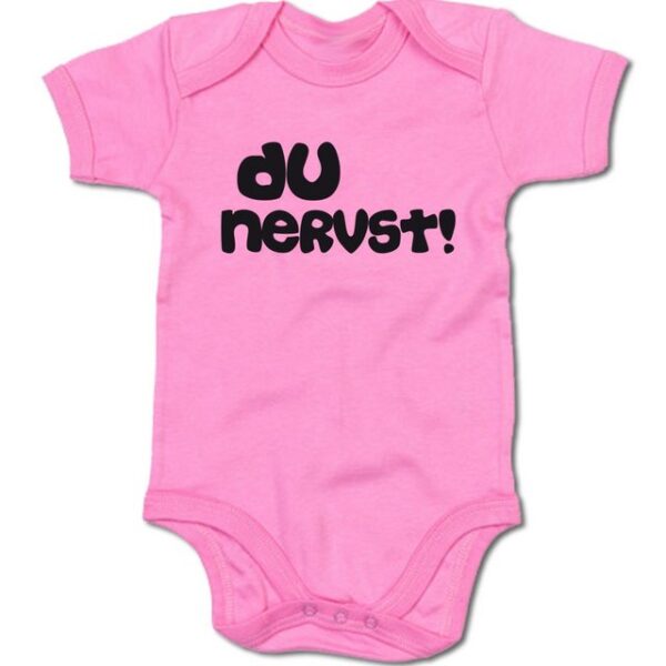 G-graphics Kurzarmbody Baby Body - Du nervst! mit Spruch / Sprüche • Babykleidung • Geschenk zur Geburt / Taufe / Babyshower / Babyparty • Strampler