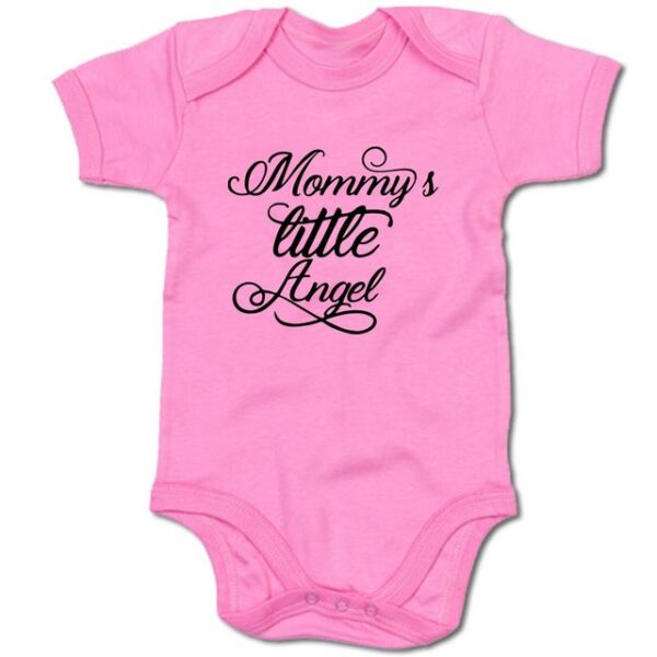 G-graphics Kurzarmbody Baby Body - Mommy´s little Angel mit Spruch / Sprüche • Babykleidung • Geschenk zum Muttertag / zur Geburt / Taufe / Babyshower / Babyparty • Strampler