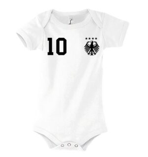 Youth Designz Kurzarmbody Deutschland Kinder Baby Body Strampler mit trendigem Motiv