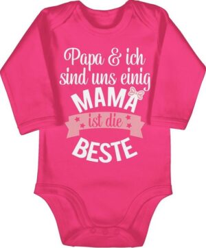 Shirtracer Shirtbody Mama ist die beste I Weltbeste Mutti Mama