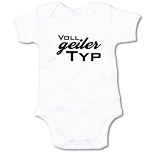 G-graphics Kurzarmbody Baby Body - Voll geiler Typ mit Spruch / Sprüche • Babykleidung • Geschenk zur Geburt / Taufe / Babyshower / Babyparty • Strampler