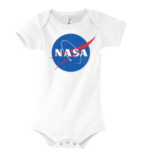 Youth Designz Kurzarmbody Baby Body Strampler NASA mit niedlichem Frontprint