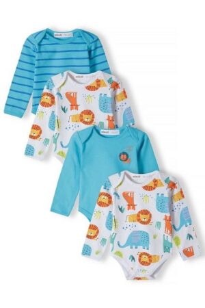 MINOTI Langarmbody im 4er-Pack (0-18m)