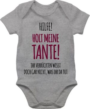 Shirtracer Shirtbody Hilfe Holt Meine Tante Sprüche Baby