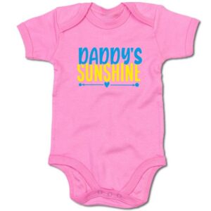 G-graphics Kurzarmbody Daddy´s Sunshine Baby Body mit Spruch / Sprüche / Print / Motiv